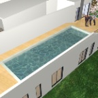 vista della piscina